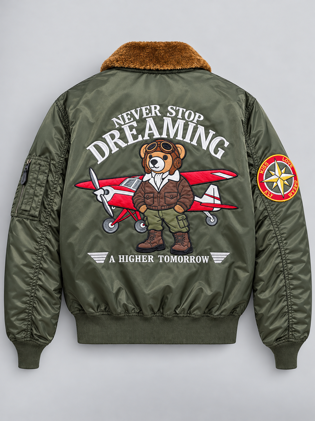 CHAQUETA BOMBER BEAR / B-15