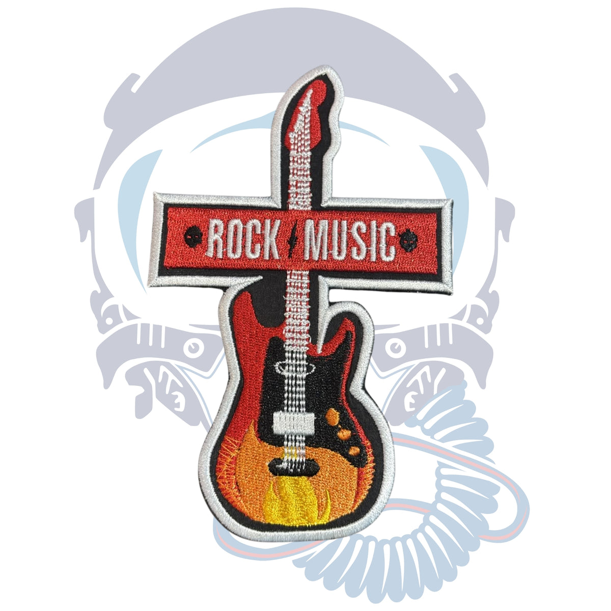 PARCHE BORDADO VIVE EL ROCK