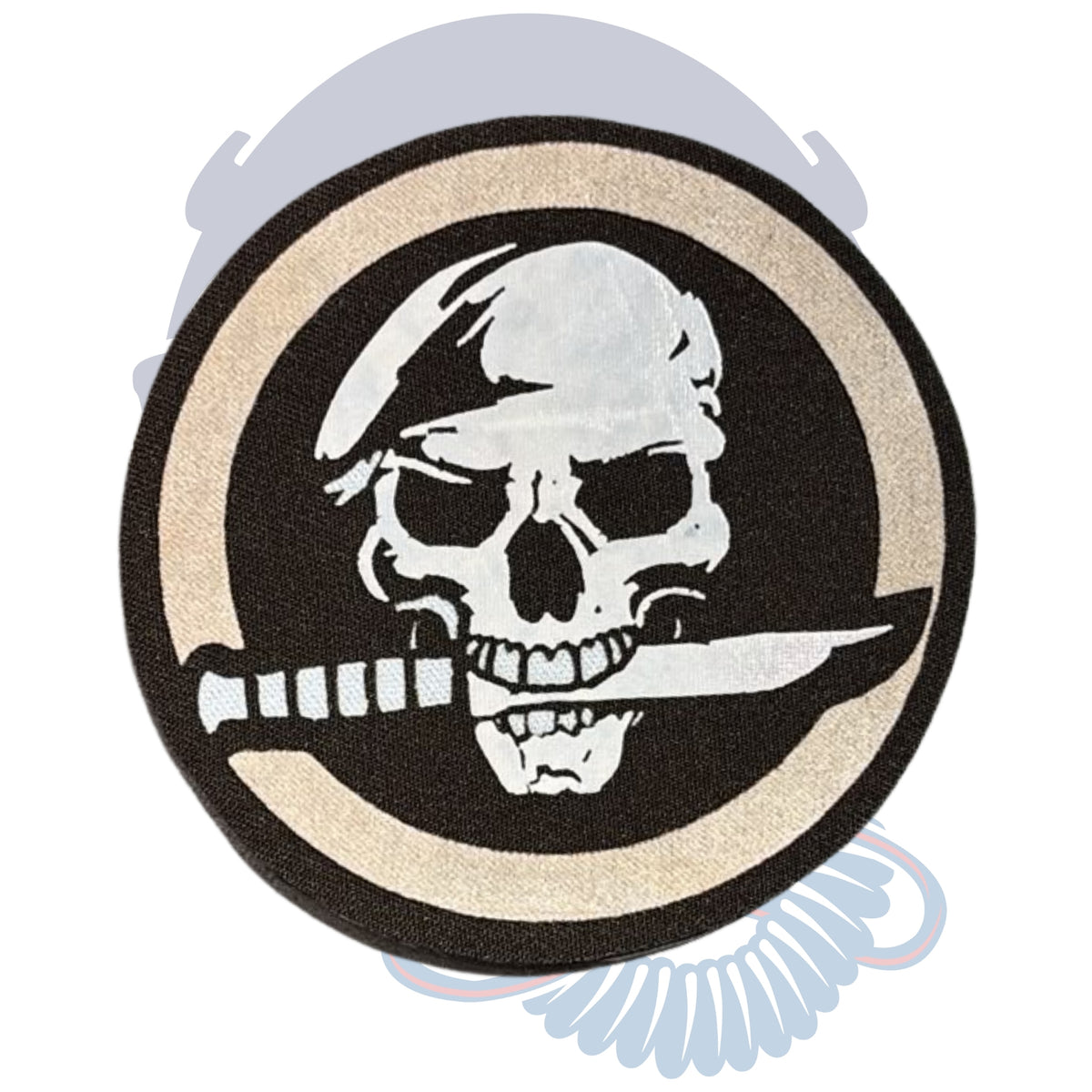 PARCHE BORDADO MILITARY SKULL & KNIFE