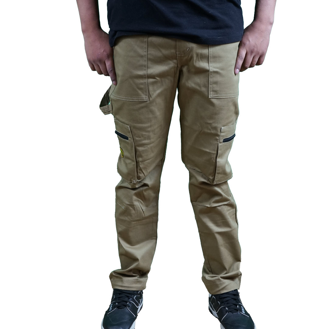 Beige Cargo Pants