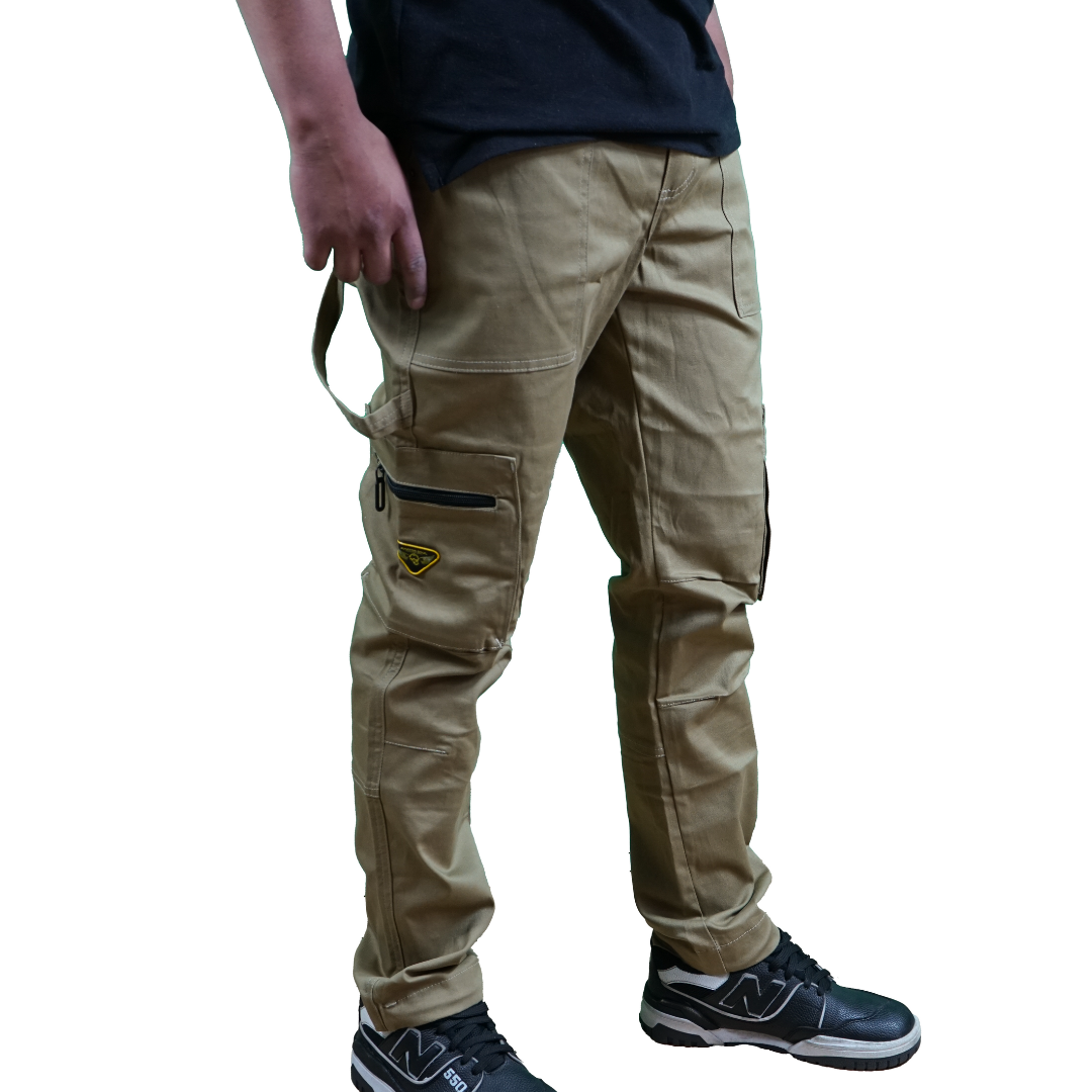Beige Cargo Pants