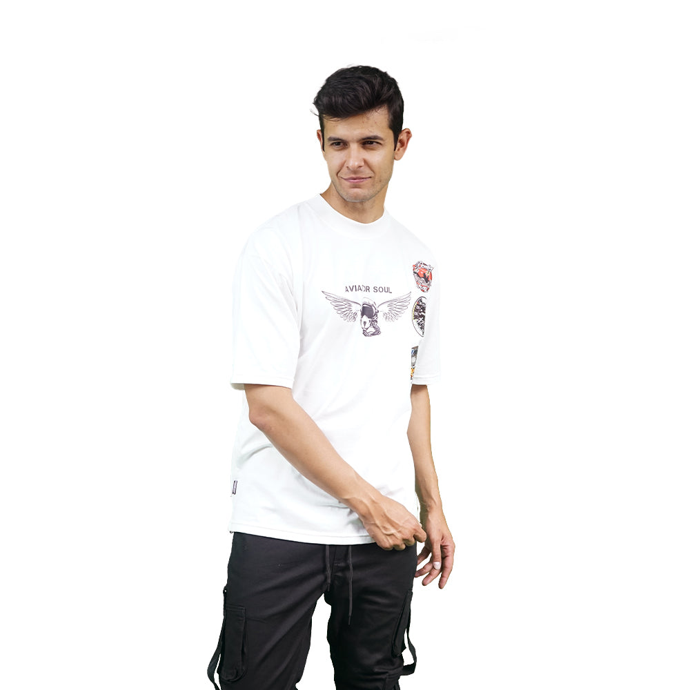White Peruvian Cotton T-shirt