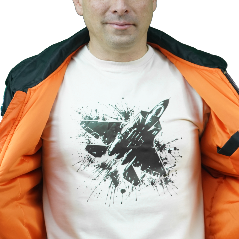 Chaqueta Bomber Parches Azules