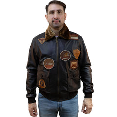Chaqueta Aviador con Parches 2