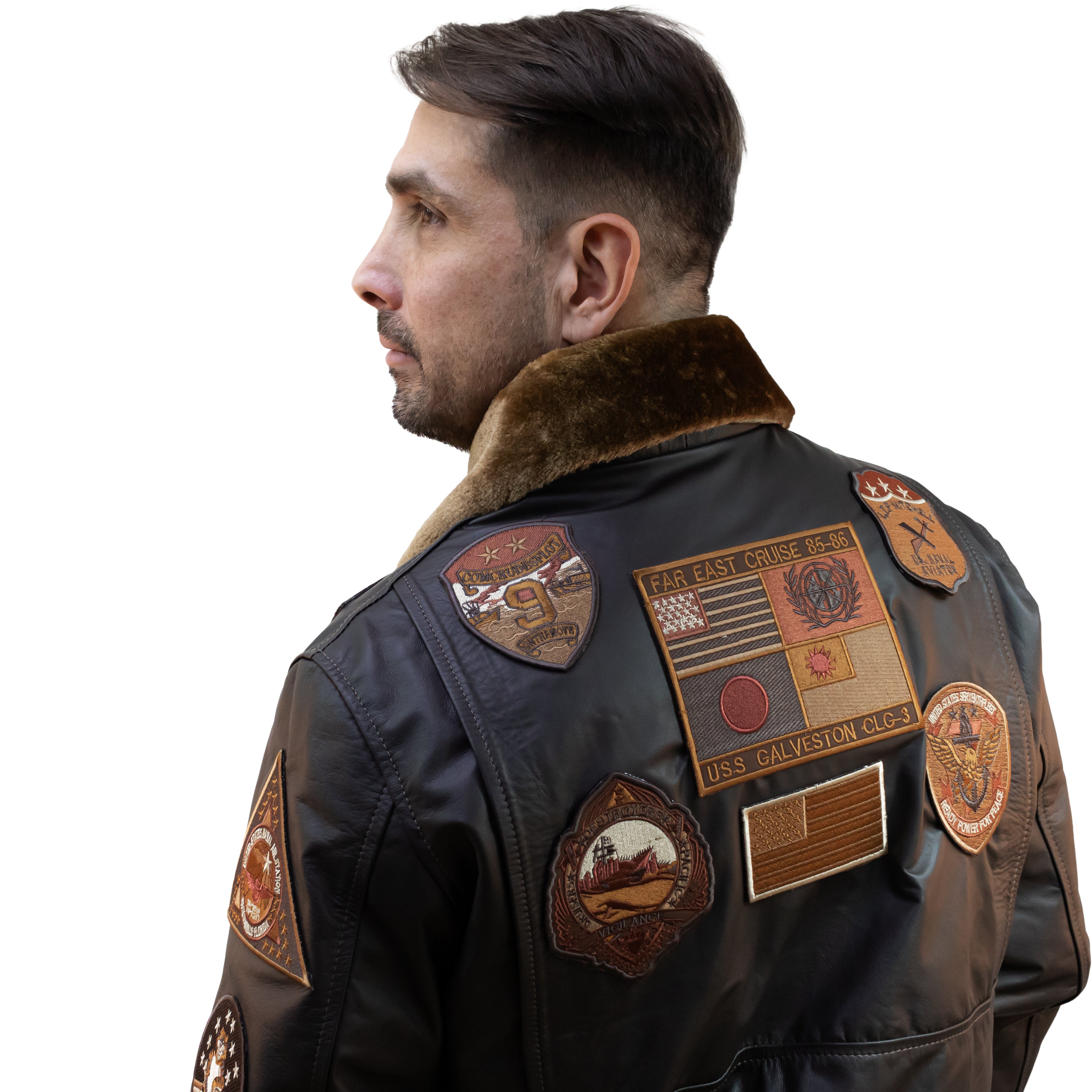 Chaqueta Aviador con Parches 2