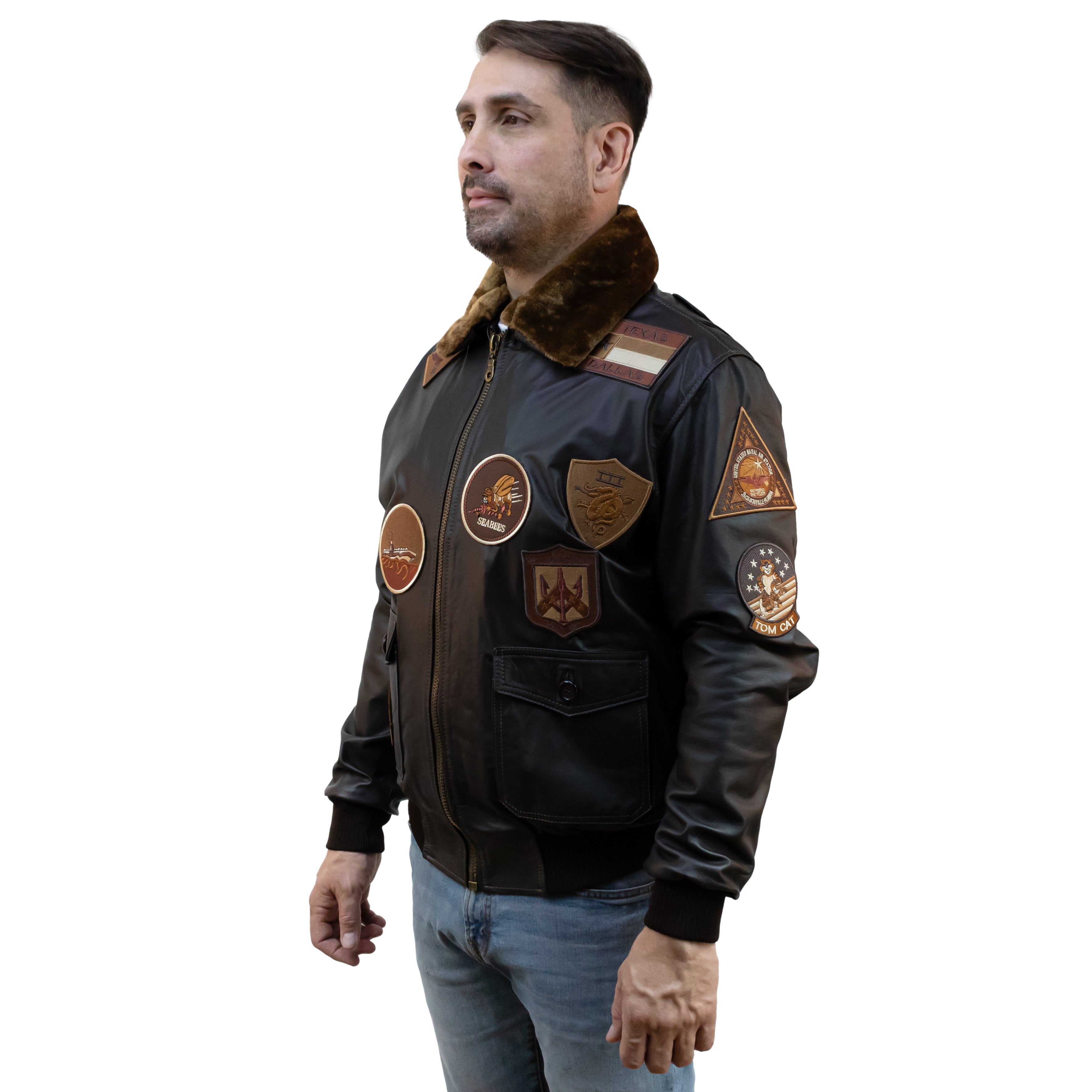Chaqueta Aviador con Parches 2