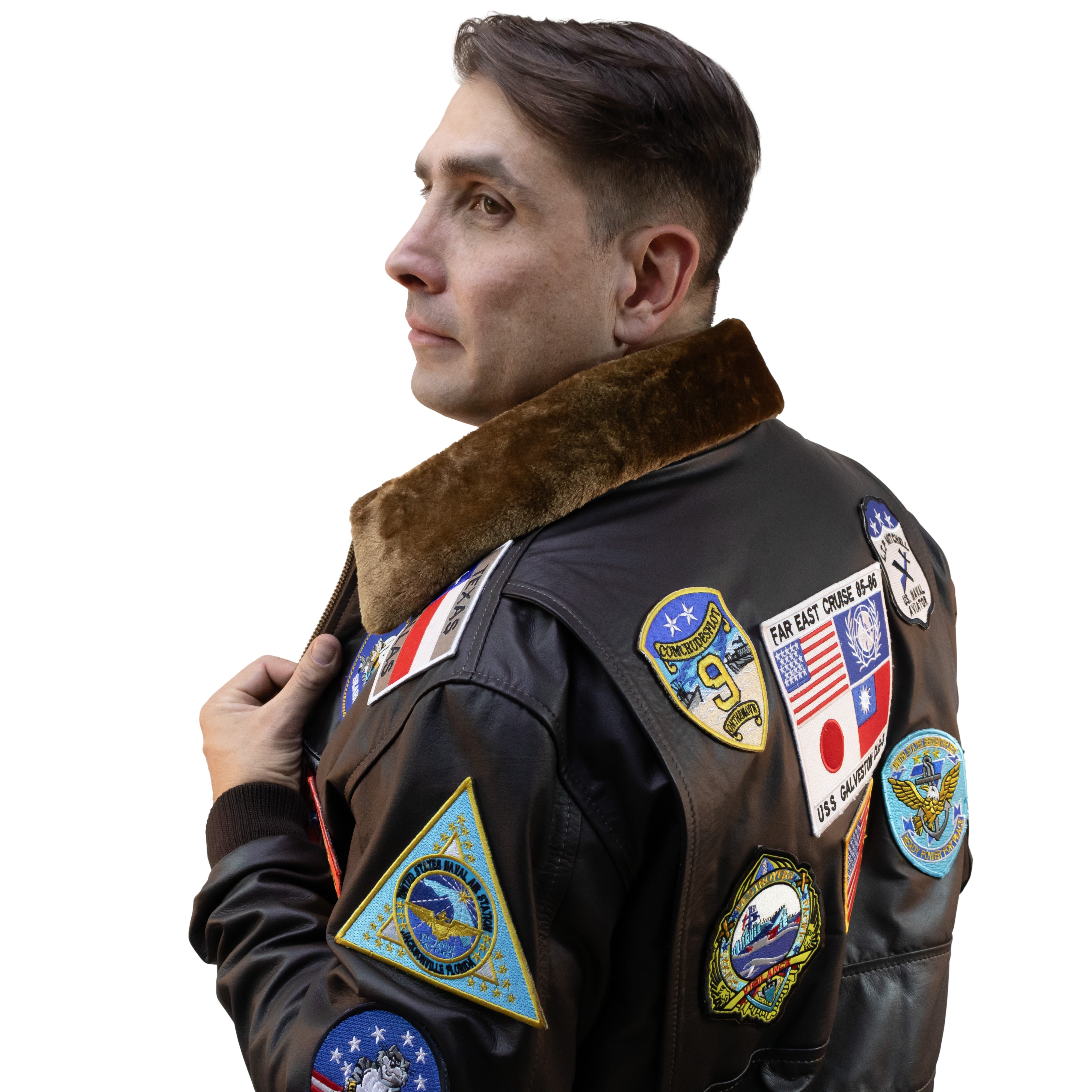 Chaqueta Aviador con Parches 3