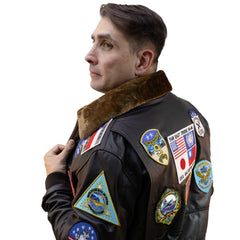 Chaqueta Aviador con Parches 3