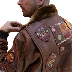 Chaqueta Aviador Top Gun Miel