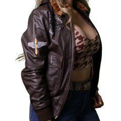 Top Gun Women's Brown Jacket