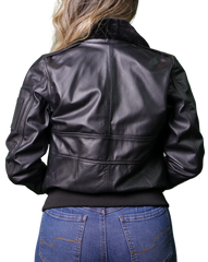 Chaqueta Top Gun Mujer Negra