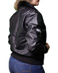 Chaqueta Top Gun Mujer Negra