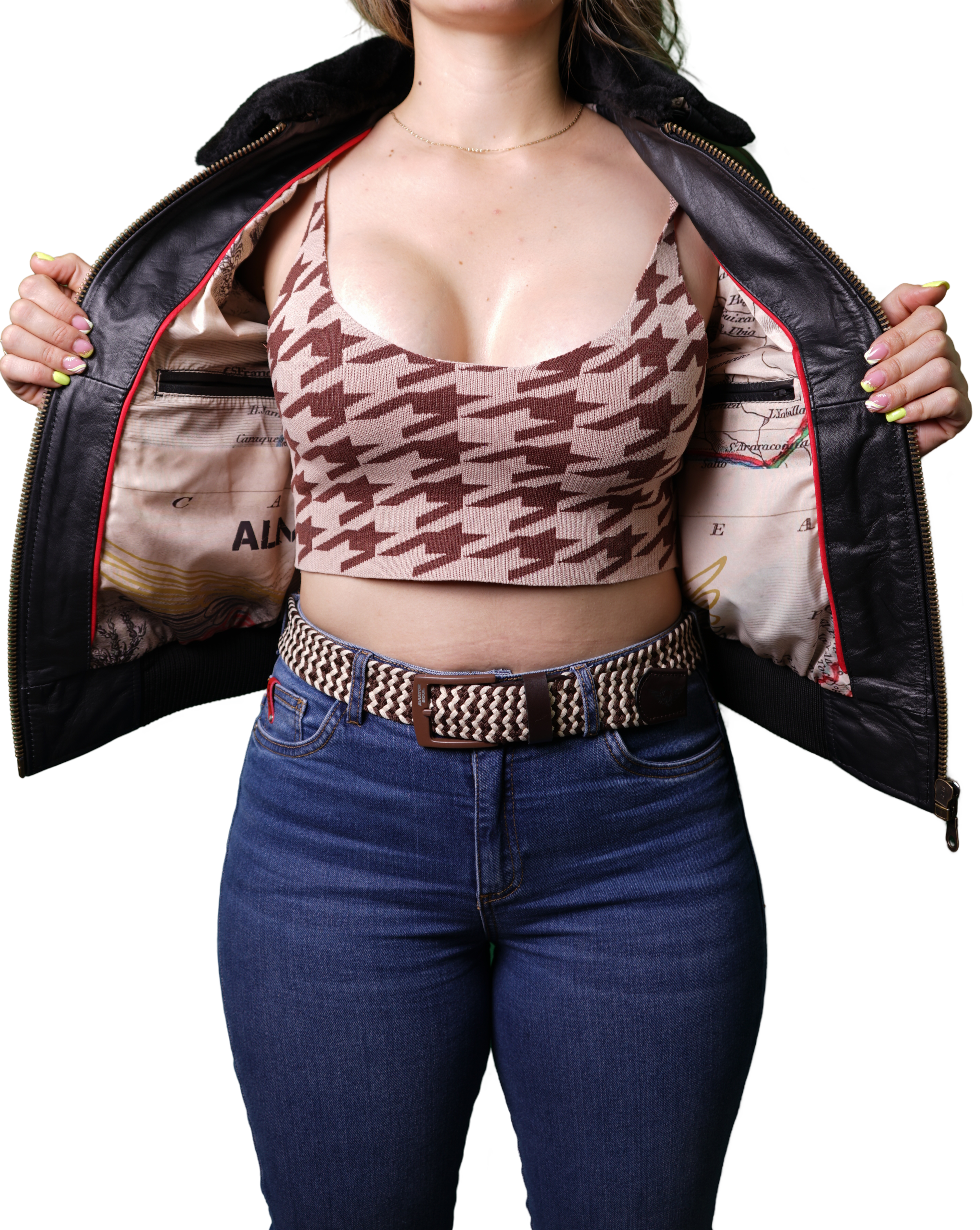 Chaqueta Top Gun Mujer Negra