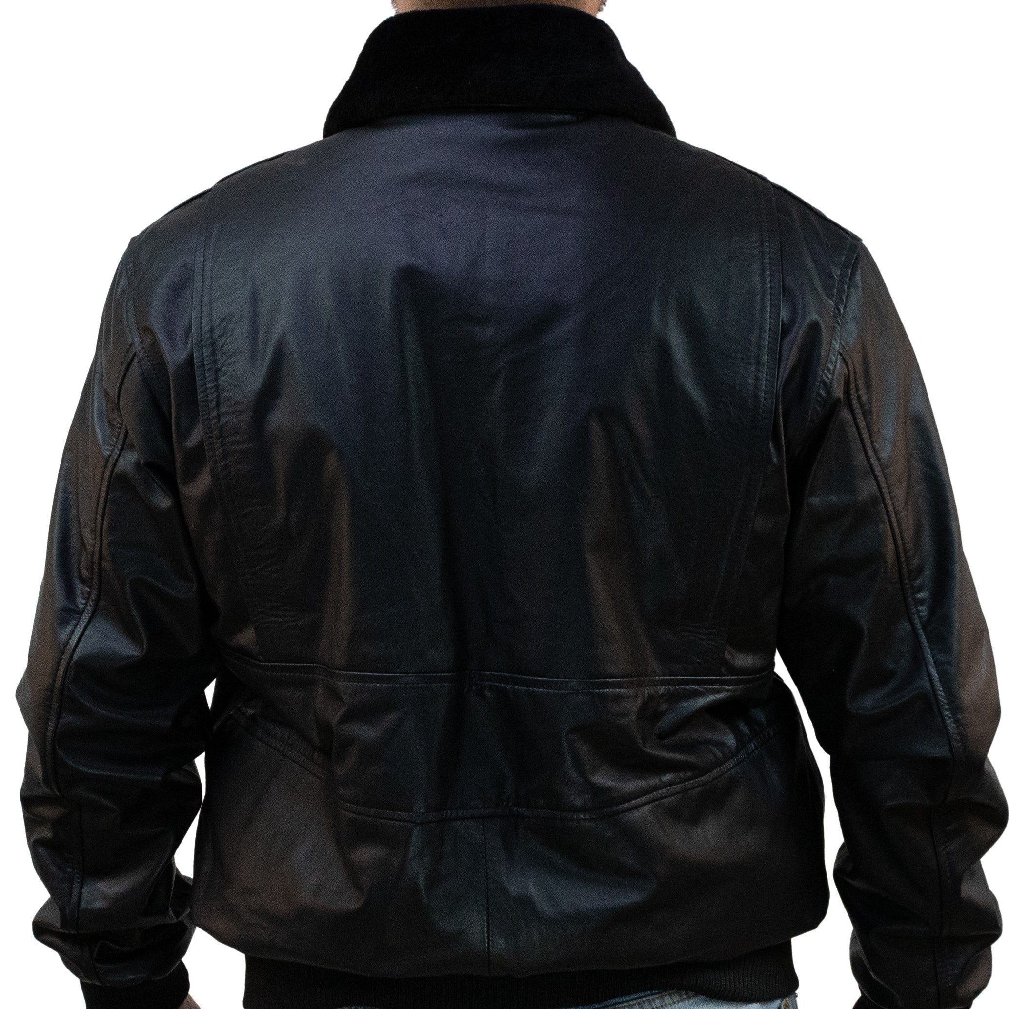 Aviator Jacket - Top Gun Black Customizable