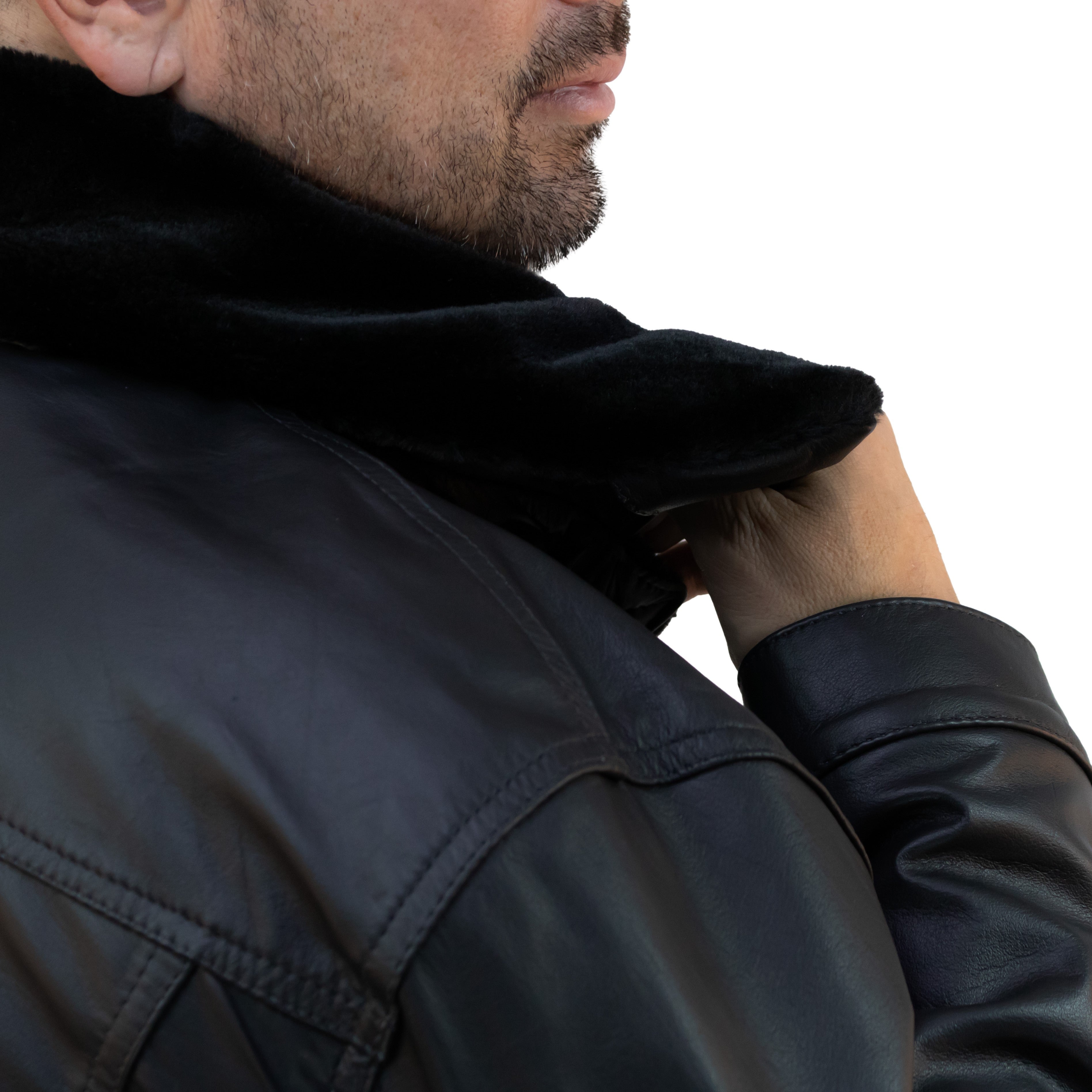 Aviator Jacket - Top Gun Black Customizable