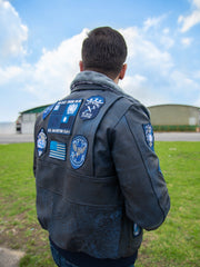 Chaqueta Aviador Top Gun Negra