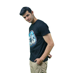 Blue Peruvian cotton T-shirt
