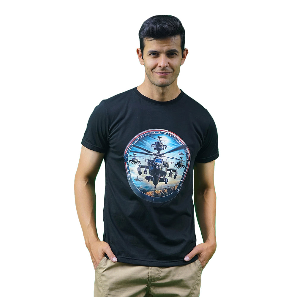 Blue Peruvian cotton T-shirt