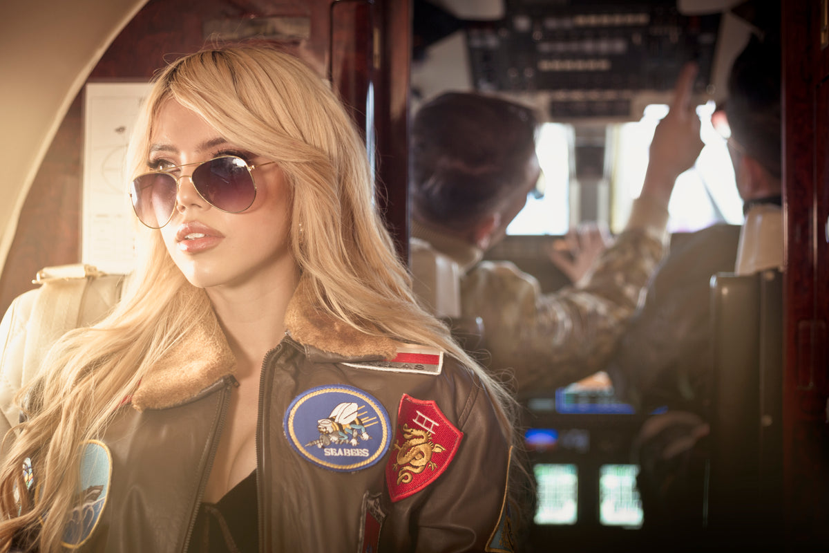 Chaqueta de piloto Alma de Aviador, colección aviador