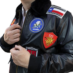 Chaqueta Aviador con Parches