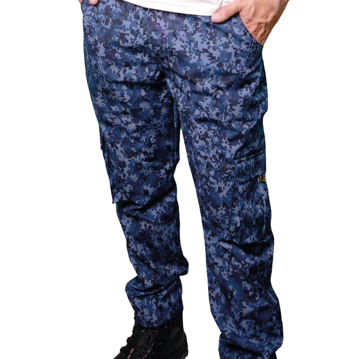 Blue Cargo Pants