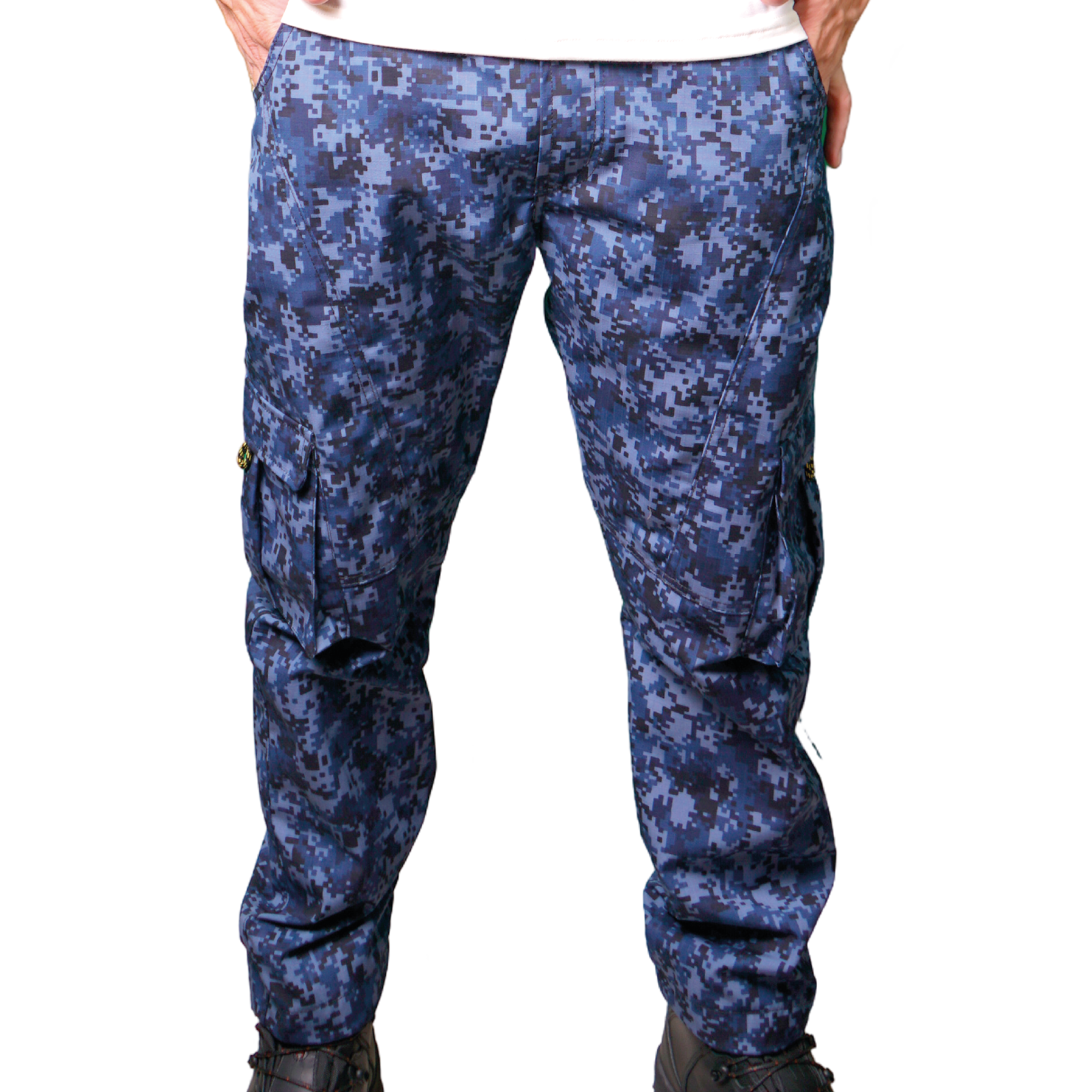 Blue Cargo Pants