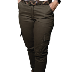 Military Green Women's Cargo Pants