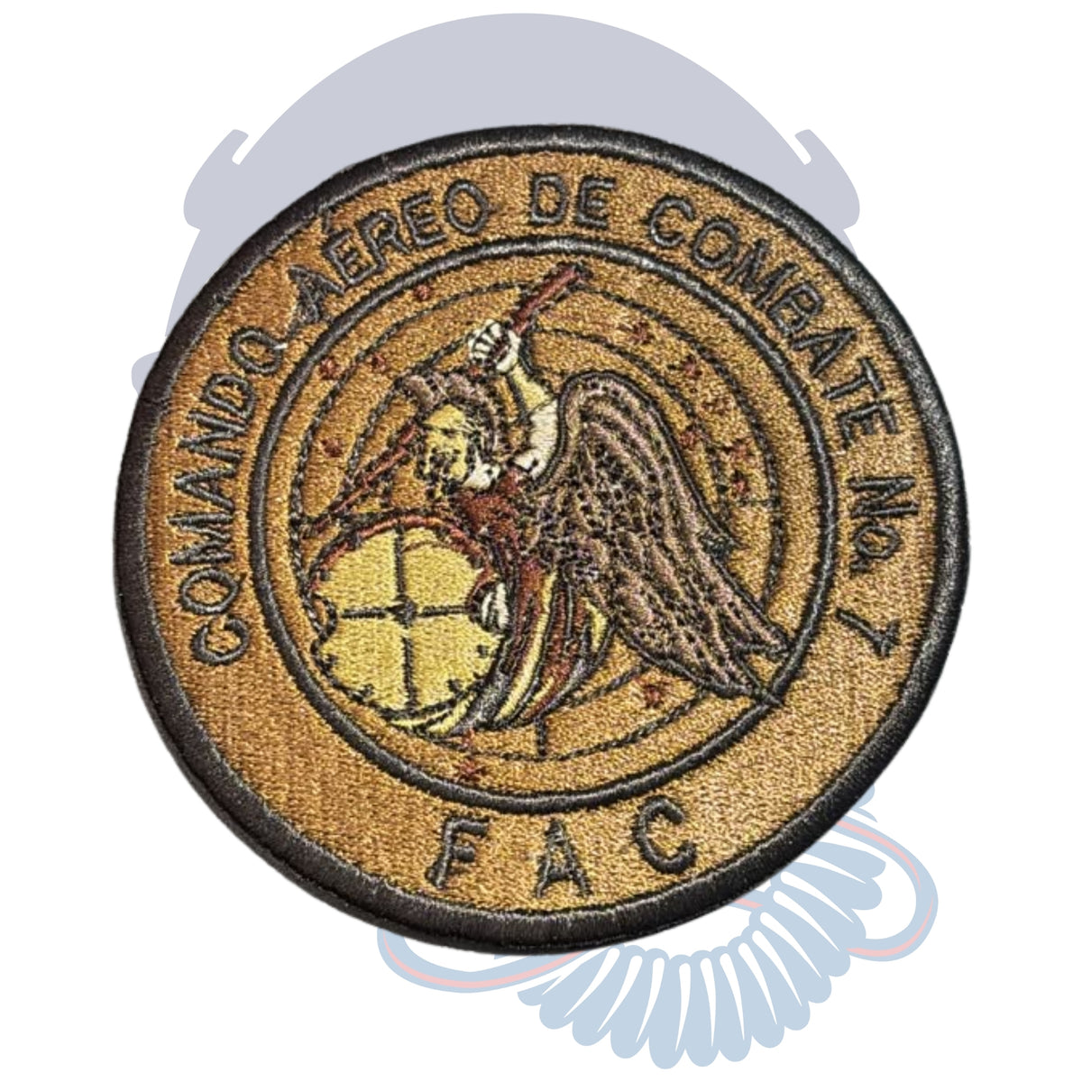 PARCHE BORDADO CACOM 7 VINTAGE