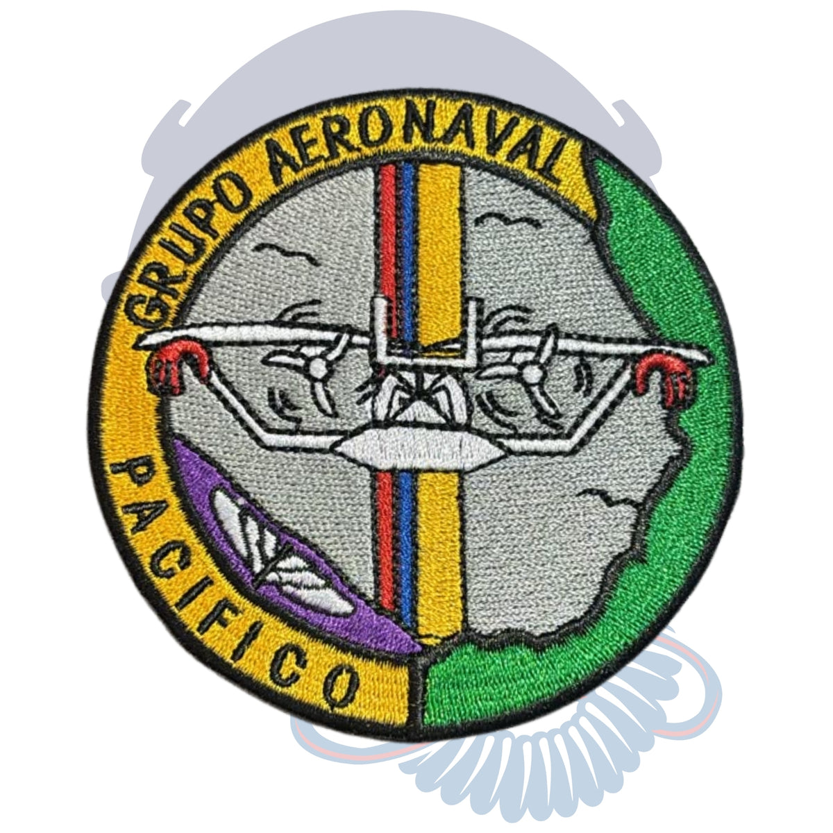 PARCHE BORDADO GRUPO AERONAVAL PACIFICO