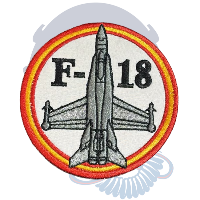 PARCHE BORDADO F-18