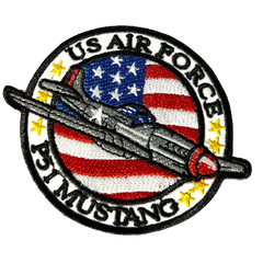 PATCH X AIRCRAFT P51 MUSTANG STANDARD
