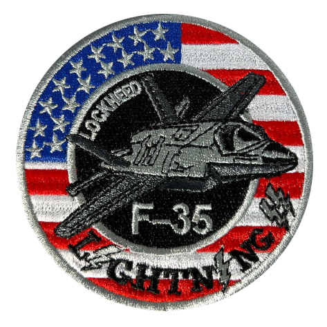 PARCHE X ESCUDOS     F-35  LIGHTNING