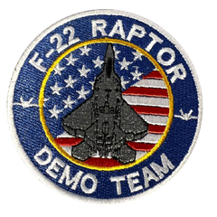 PARCHE X LOGOS  F-22 RAPTOR    STANDARD2