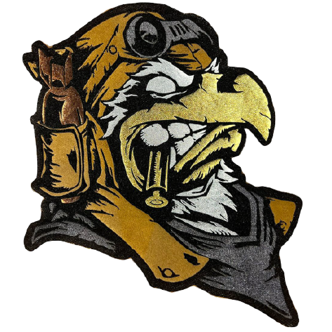 Parche War Bird Eagle - Espalda