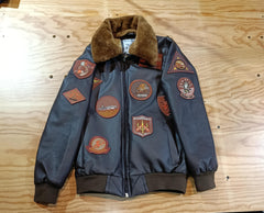 Chaqueta cuerotex aviatorsoul con parches