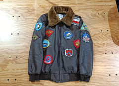 Chaqueta cuerotex aviatorsoul parches