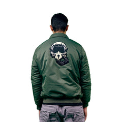 supernylon jacket with patch
