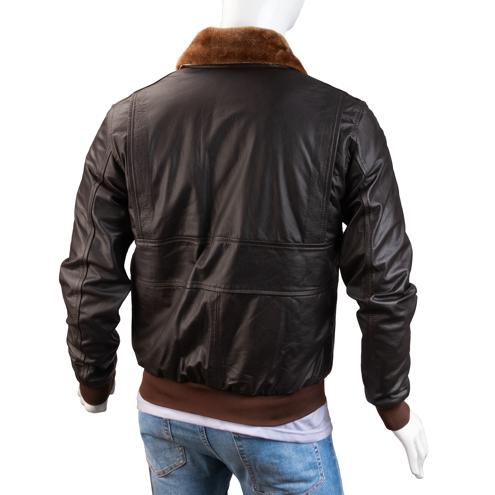 Chaqueta G1 - Piloto Militar Café - Image 8