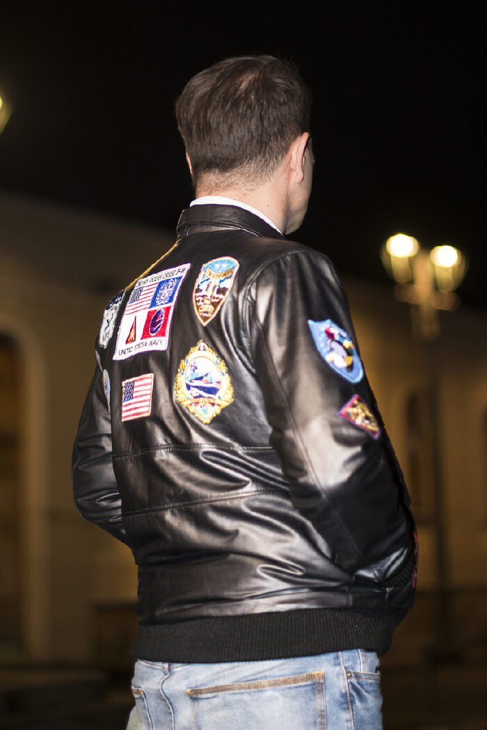 Chaqueta G1 - Piloto Militar Leyenda Colores