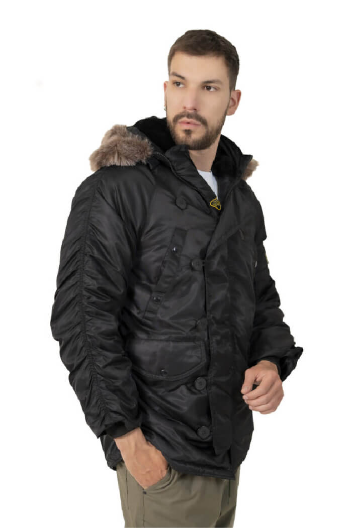 Field Jacket Negra