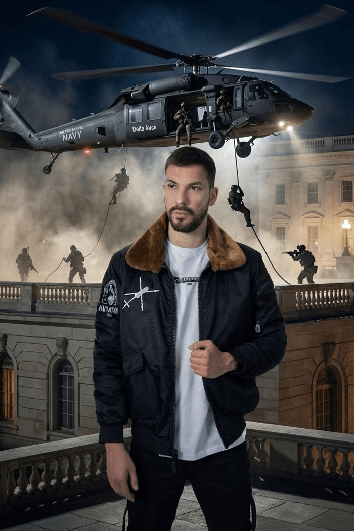 M2 Chaqueta Black Hawk Negra