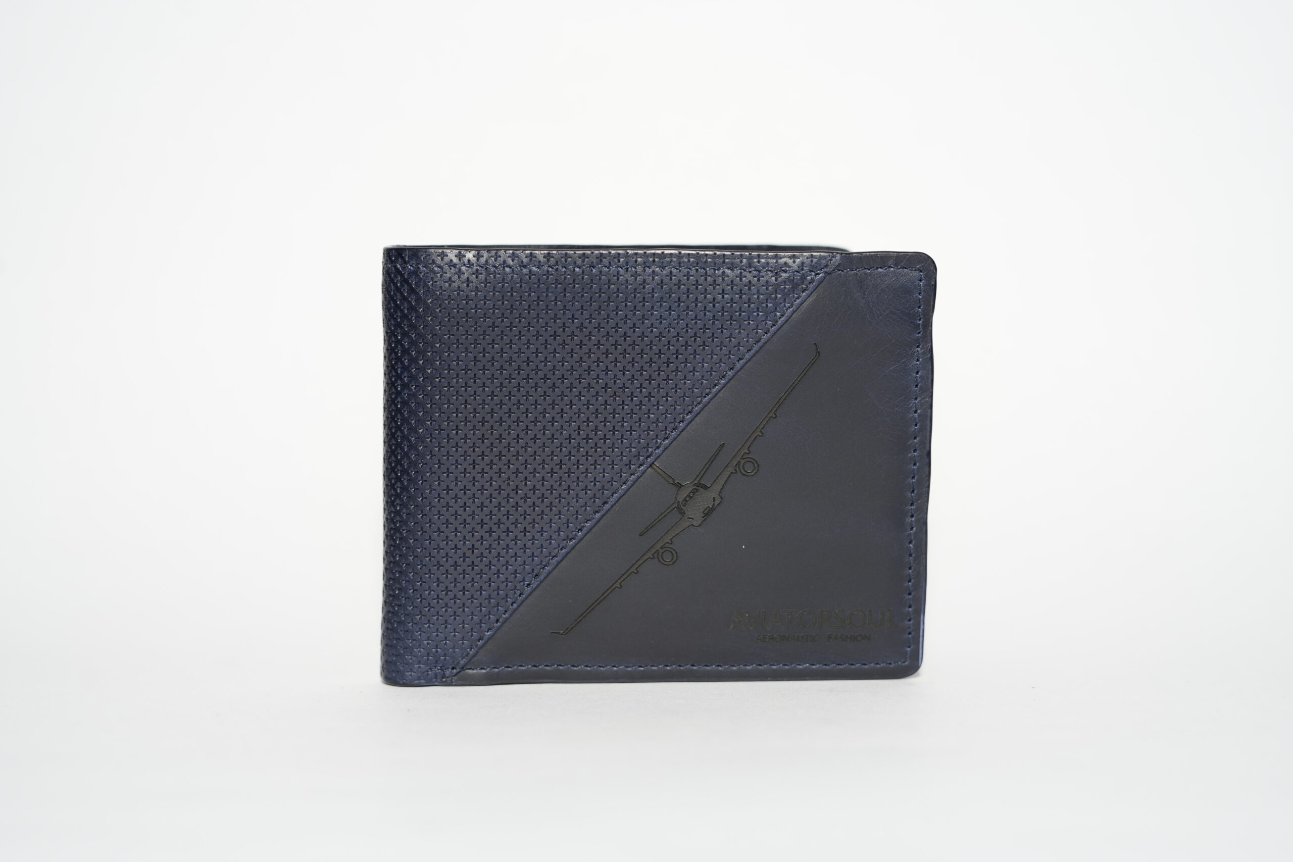 Billetera Azul Alto Relieve