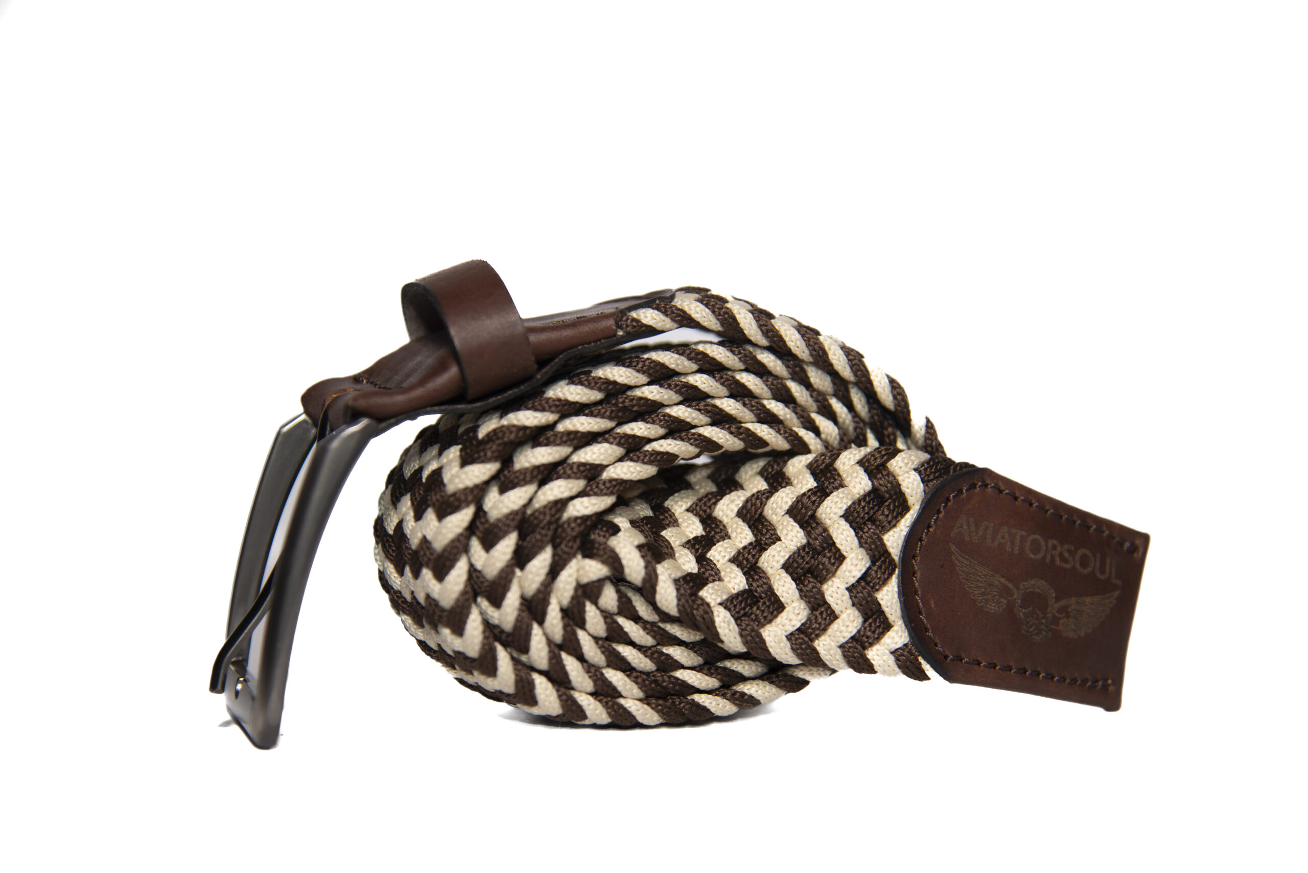 Reata Trenzada Beige - Café