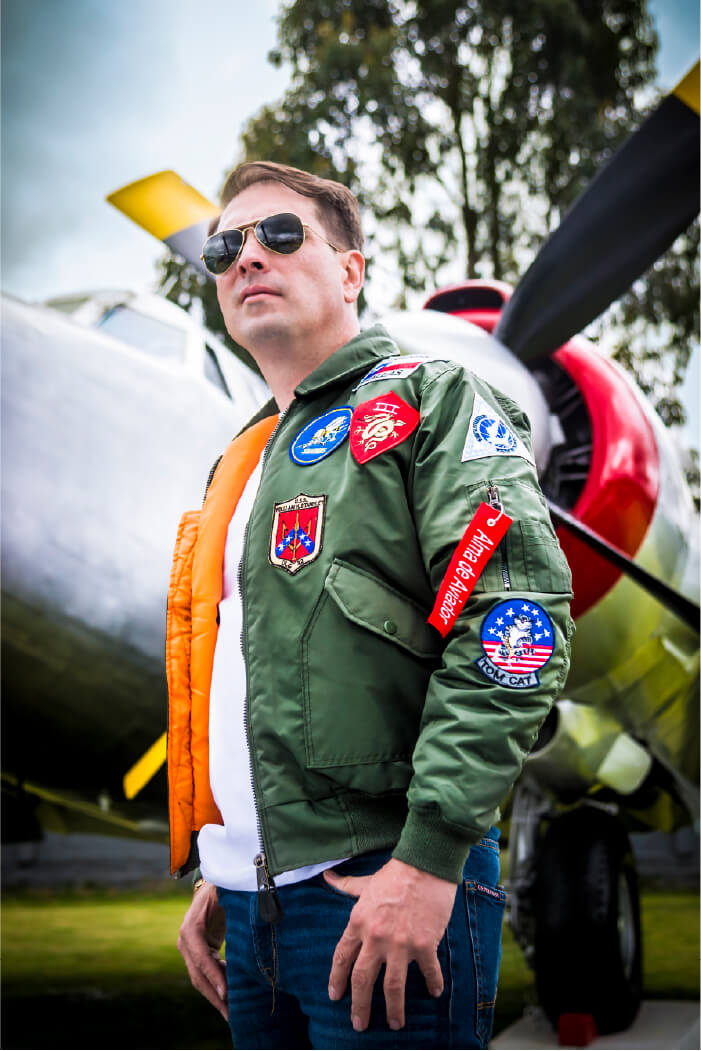 Chaqueta G1 - Piloto Militar Leyenda Verde