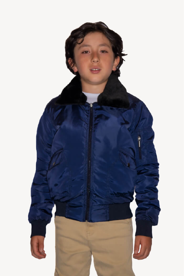 M2 Basic Niño cuello Ovejo Niño Azul