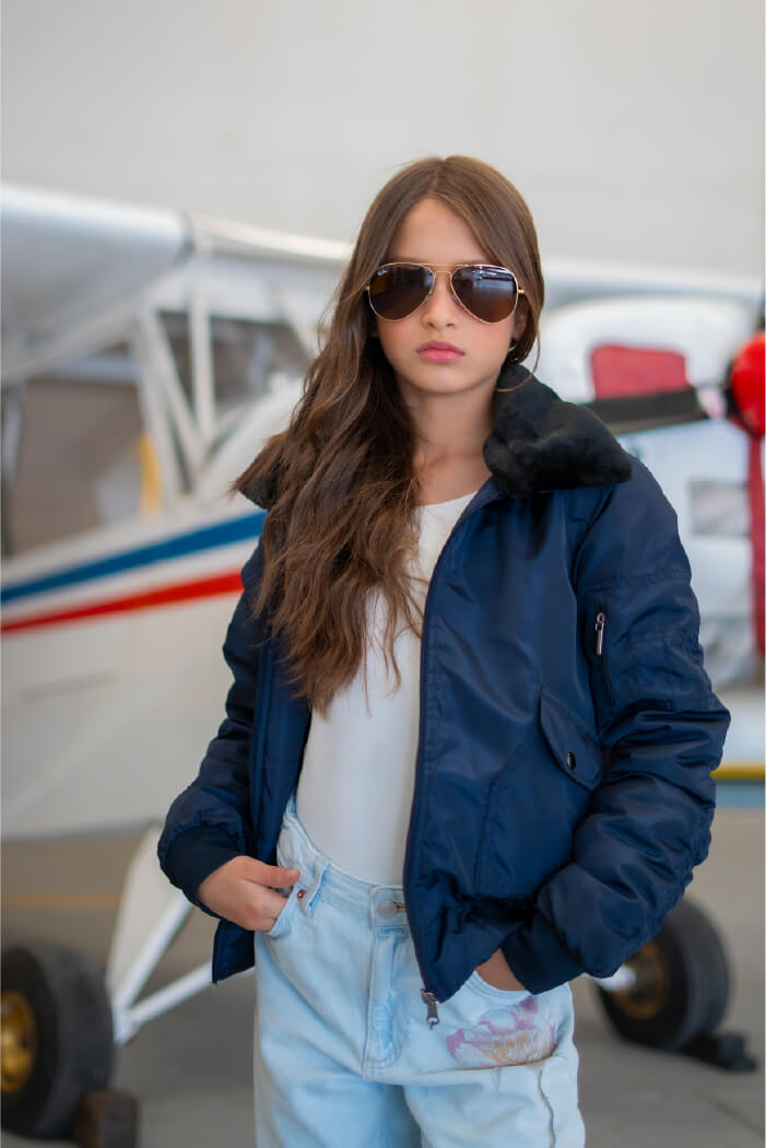 M2 Basic Niño Azul Oscuro