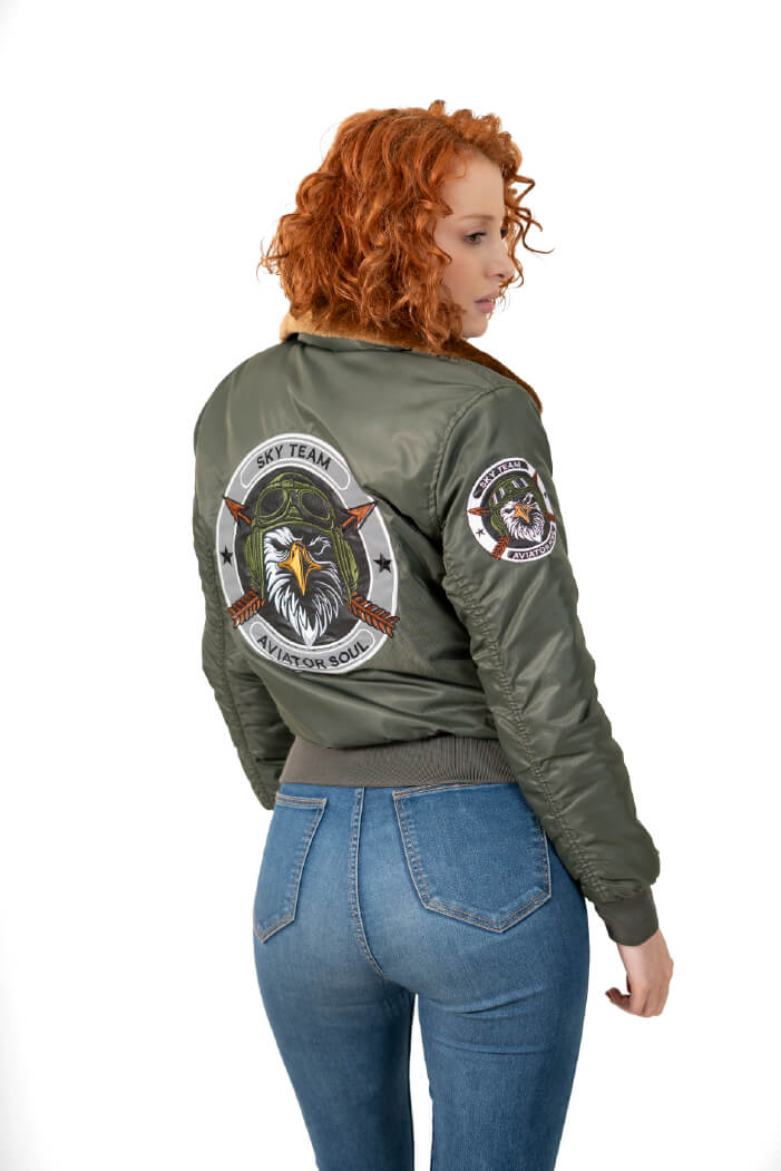 M2 Chaqueta Sky Team Verde Dama