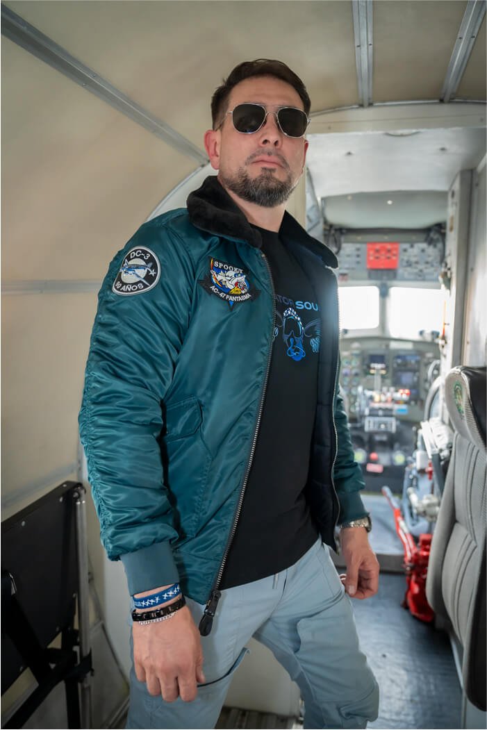 Chaqueta DC-3 Verde Marino