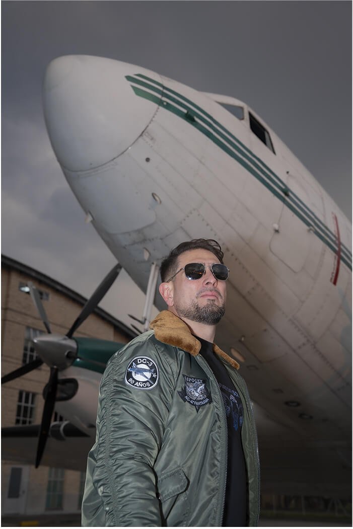 Chaqueta DC-3 Verde militar