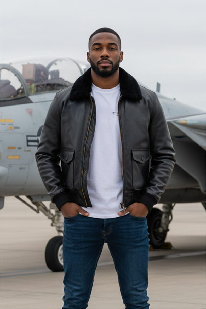 g1 chaqueta Héroe de pelicula negra